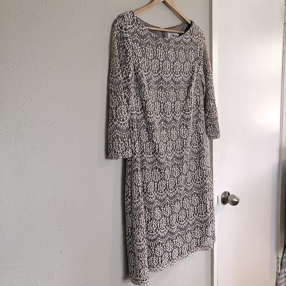 J Howard Lace Mini Shift Dress - Picture 3 of 10